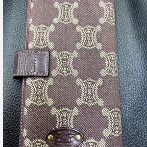 Celine Brown Patterned Women's Wallet